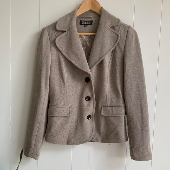 Nicole Miller Cotton Blend Blazer - Picture 1 of 7